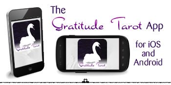 The Gratitude Tarot is available as an app for iOS and Android. You can have your Hands on Gratitude wherever you are.
