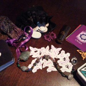 The butterflies gathered with the spiritual agents at the ready for the October 24 2013 Shared Shaman's Choice Session