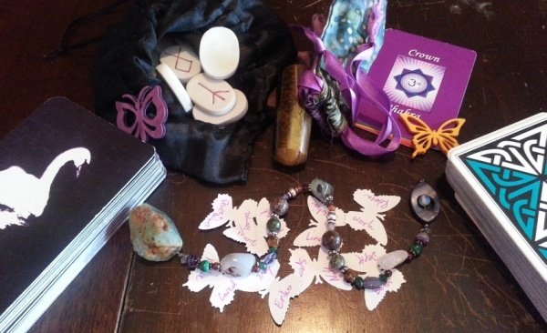 The butterflies and spiritual agents assembled and ready for the Shared Shaman's Choice Session on November 25, 2013.
