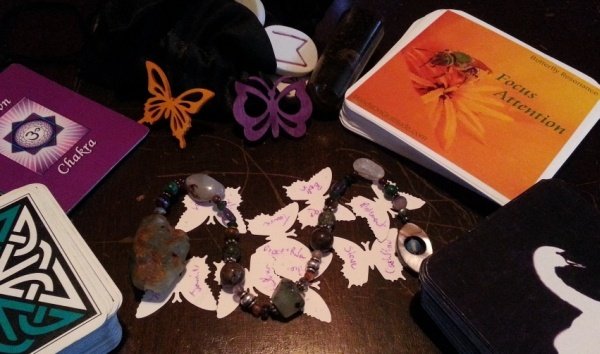 The spiritual agents and butterflies gathered for the Shared Shaman's Choice Session on December 9, 2013.