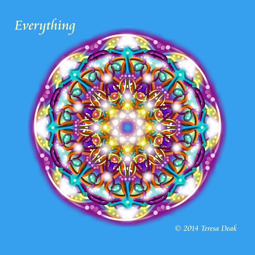 Soul Mandala with the essence of everything, because that's what is sacred. Everything.