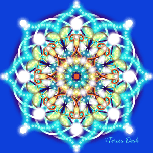 Emerge. Feel the essence of this powerful word as you sink into the mandala. Let yourself be carried away on as your heart and path emerge.