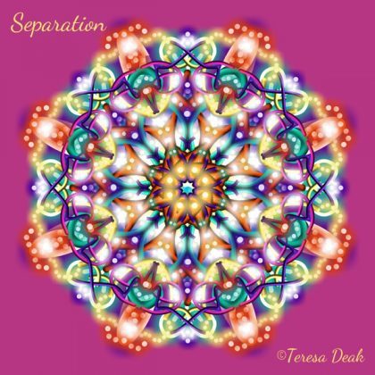 On the right, in pink, is the Essence Mandala of Separation. How are you rocking separation this week?