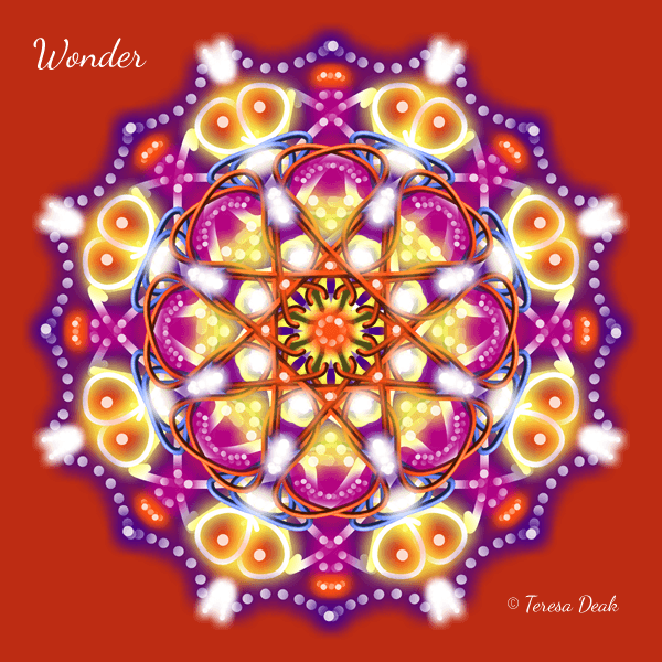 On the left, in red, is the Essence Mandala of Wonder.