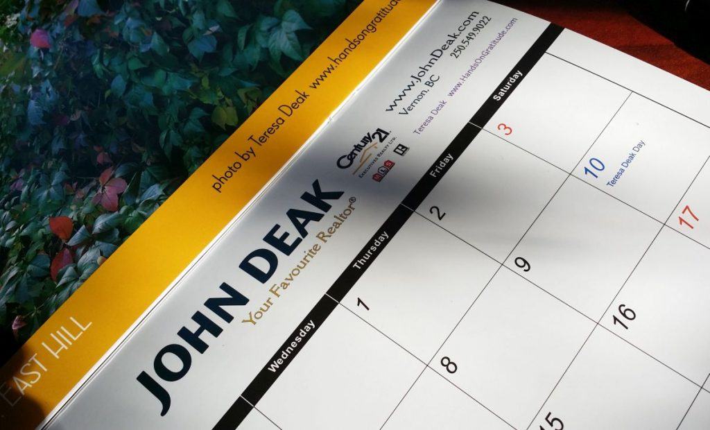 Right there in the annual calendar - Teresa Deak Day is on October 10, and just having it in the calendar helps support Easter Seals send Kids To Camp. You can help, too!
