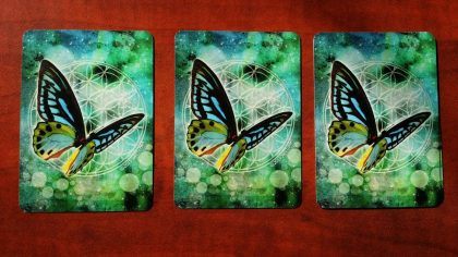 Teresa Deak drew 3 cards from the Butterfly Visions Oracle Deck. Which Butterfly Message is meant for you?