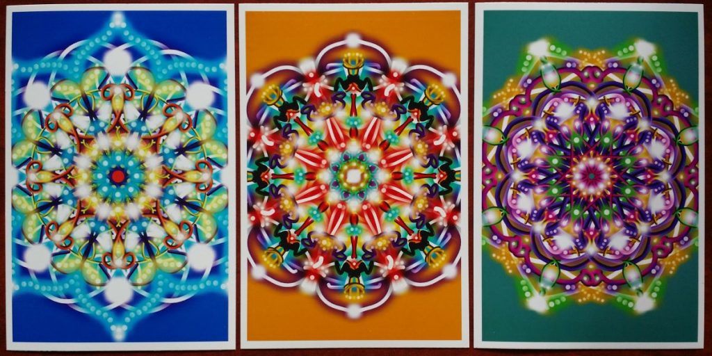 For #WednesdayWisdom on April 27, 2016, Teresa Deak followed the guidance of her pendulum to share 3 Essence Mandalas. She created each of these by writing the word of its essence with kaleidoscope wands, to carry that energy directly to your heart. Which of these mandalas is for you? Is it only one? Do you feel a pull or a nudge? Or do you feel resistance to it?